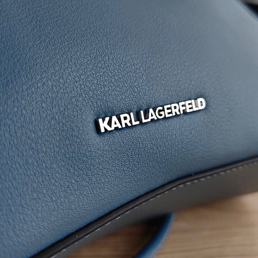 Кожаная сумка Karl Lagerfeld Half Moon 25x15 см   