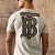 Мужская футболка Burberry TB logo on back - Beige