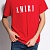 Футболка красного цвета Amiri core logo