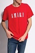 Футболка красного цвета Amiri core logo