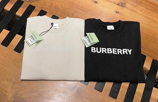 Мужской чёрный свитшот Burberry logo-print   