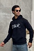 Чёрное оверсайз худи Dior logo-print