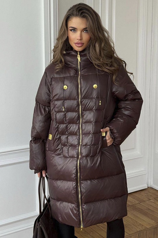 Женский пуховик Schiaparelli Premium - Brown