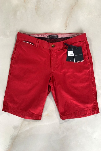 Мужские красные шорты Tommy Hilfiger   