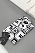 Мужская рубашка Dolce&Gabbana белого цвета geometric logo-print