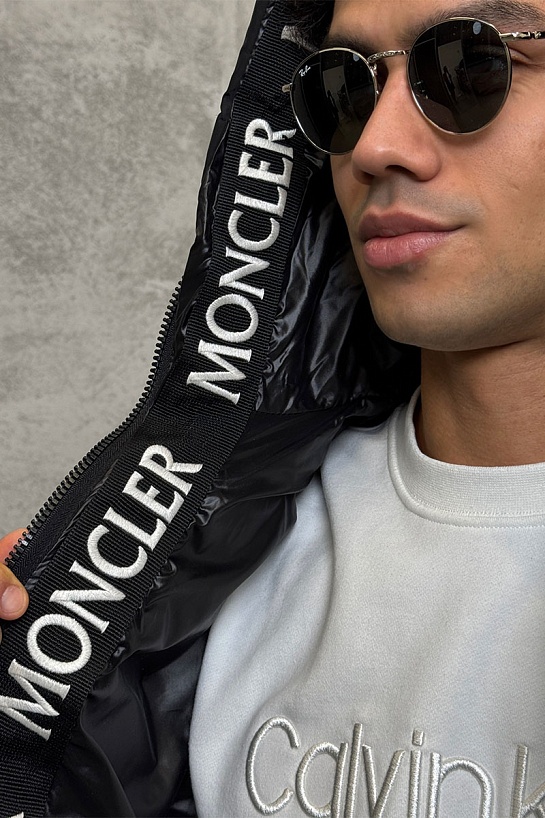 Мужская утеплённая парка Moncler Templon чёрного цвета