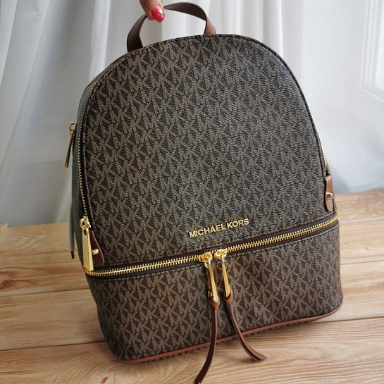 Кожаный рюкзак Michael Kors Rhea 32x27 см