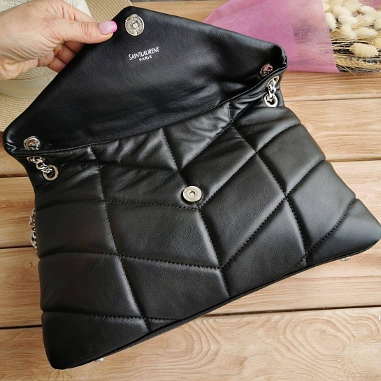 Женская сумка Yves Saint Laurent Loulou 36x22 см - Black