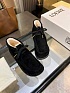Женские ботинки с мехом Loewe premium - Black