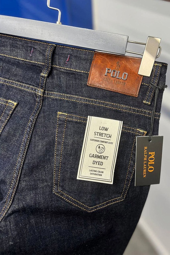 Мужские джинсы тёмно-синего цвета Polo Ralph Lauren regular fit