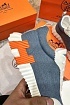 Мужские кроссовки Hermes Bouncing - White / Blue