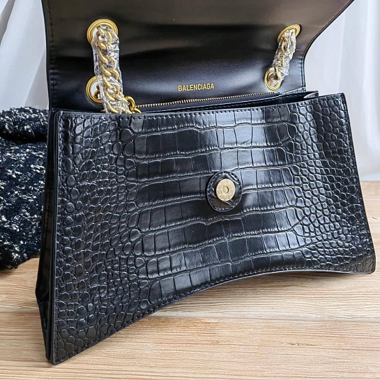 Женская кожаная сумка Balenciaga Сrush 31x20 см