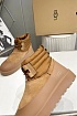 Ботинки с мехом UGG Classic Mini Lace-Up - Chestnut