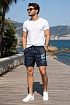 Мужские синие шорты Paul & Shark logo-patch