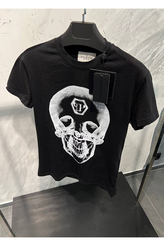 Футболка чёрного цвета Philipp Plein skull