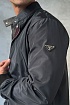 Двусторонняя ветровка Prada logo-plaque - Grey / Black