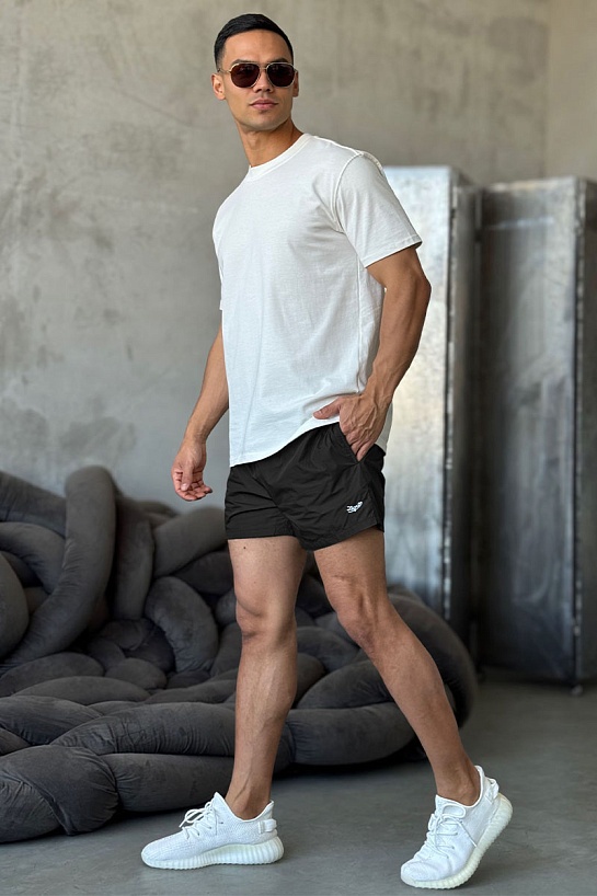 Мужские чёрные шорты Zegna