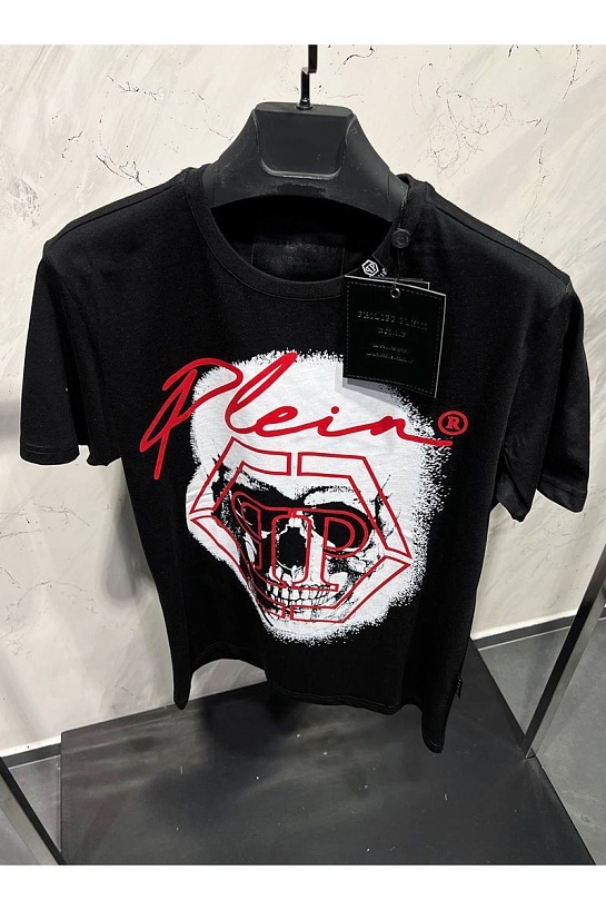 Футболка чёрного цвета Philipp Plein skull