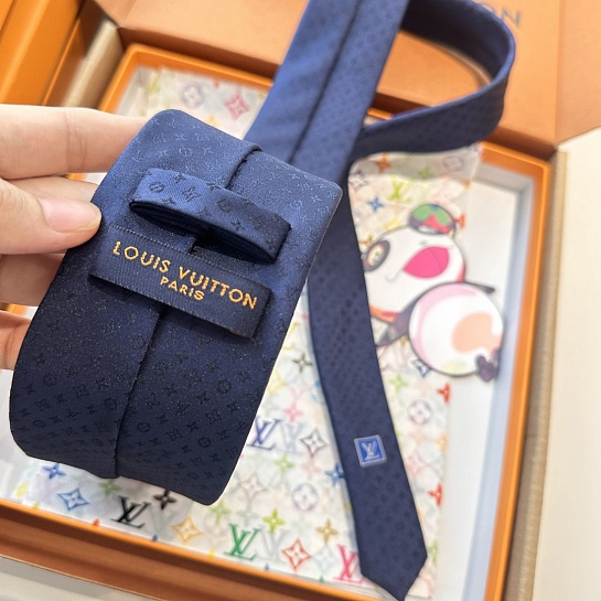 Галстук Louis Vuitton Monogram premium - Navy