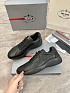 Кожаные кроссовки Prada America's Cup - Black