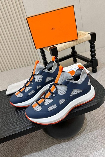 Мужские кроссовки Hermes Katana - Navy / Grey   