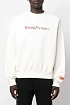 Мужской белый свитшот Heron Preston Multi Heron Censored