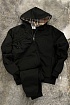 Мужские чёрные штаны Burberry England logo-embroidered