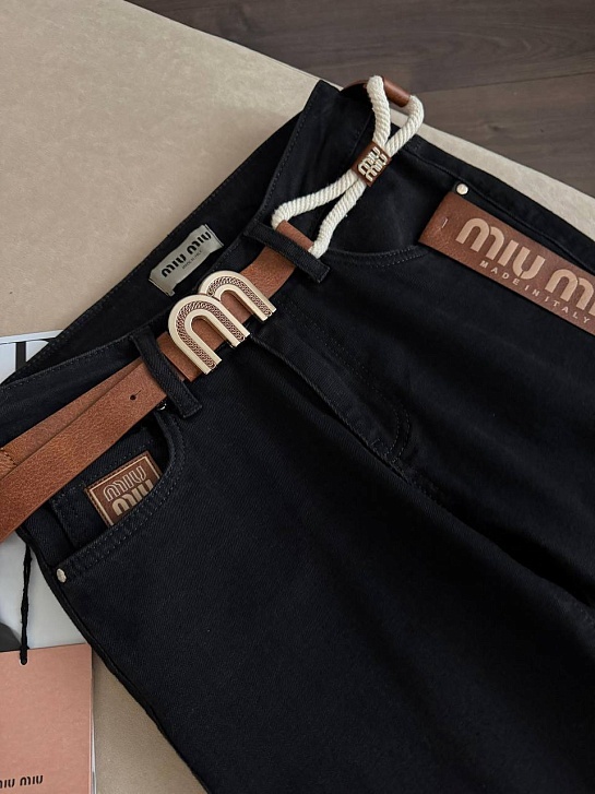 Женские джинсы MIU MIU Premium - Black