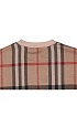 Бежевая футболка Burberry Check motif
