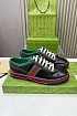 Мужские чёрные кроссовки Gucci GG Monogram