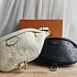 Кожаная сумка на пояс Louis Vuitton Monogram Embossed 28x14 см