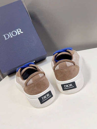 Женские комбинированные кроссовки Dior - Brown   