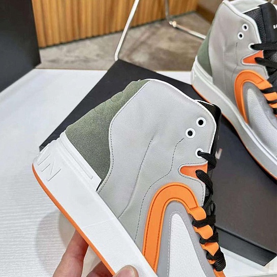 Кроссовки Balmain B-Skate High-Top - Grey