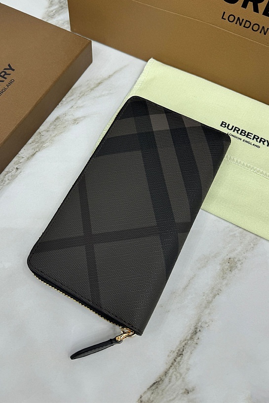 Кожаное портмоне Burberry Premium 19.5x10.5x2.5 см