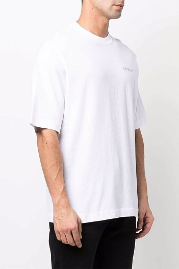 Белая оверсайз футболка Off-White Caravaggio Painting   