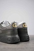 Мужские кожаные кроссовки Gucci GG Monogram - Grey