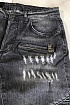 Мужские чёрные джинсы Balmain Paris Slim Fit