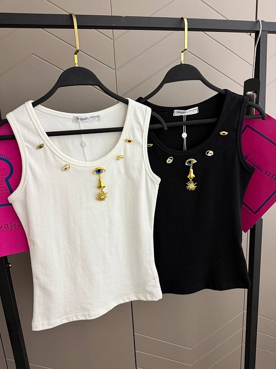 Женская майка Schiaparelli premium - White