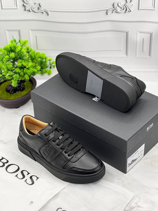 Мужские кожаные кроссовки Hugo Boss Gary Tenn