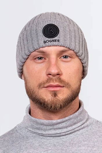 Шапка Bogner logo-embroidered - Grey   