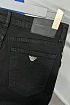 Мужские чёрные джинсы Emporio Armani logo-plaque