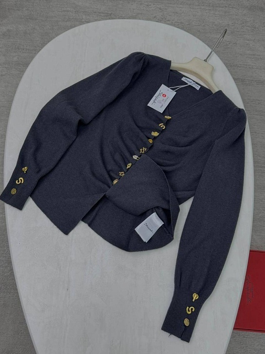 Женская кофта чёрного цвета Schiaparelli Premium