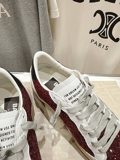 Женские кожаные кроссовки Golden Goose Super Star premium   