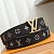 Чёрный кожаный ремень Louis Vuitton