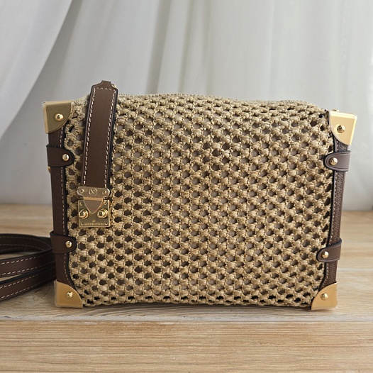 Кожаная сумка Louis Vuitton Side Trunk MM 22x16 см   