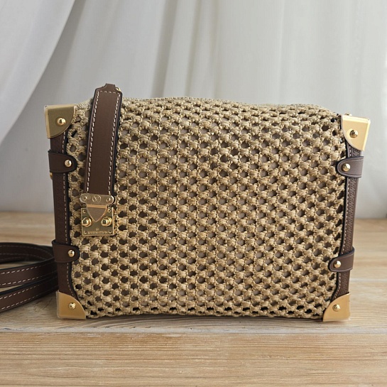 Кожаная сумка Louis Vuitton Side Trunk MM 22x16 см