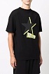 Оверсайз футболка Palm Angels Star - Black