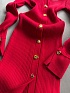 Женское трикотажное платье Schiaparelli красного цвета