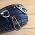 Кожаная сумка Bottega Veneta Intrecciato crossbody 20x14 - Navy