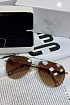Солнцезащитные очки Versace Aviator - Brown / Gold